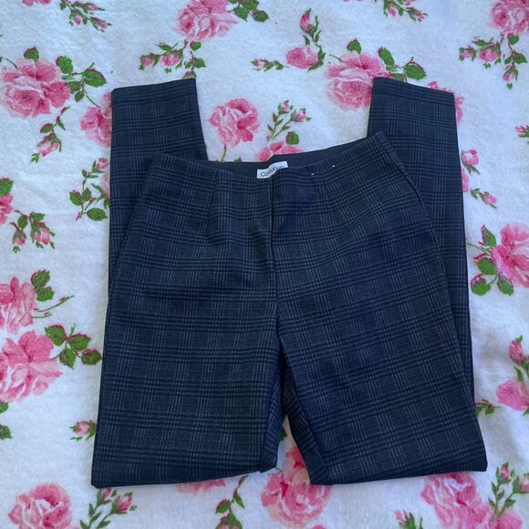 Calvin Klien plaid skinny high waisted business pants! - Picture 13 of 16